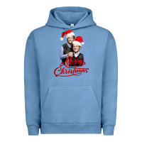 Pigment Pebble Blue Step Brothers - merry christmas - happy xmas Urban Hoodie - DesigneFamous