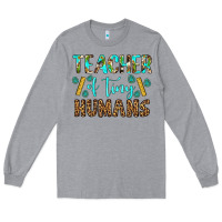 Heather Grey teacher of tiny humans Long Sleeve Tee - BundleAndBundleShop