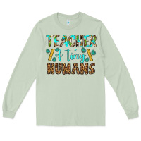 Matcha teacher of tiny humans Long Sleeve Tee - BundleAndBundleShop
