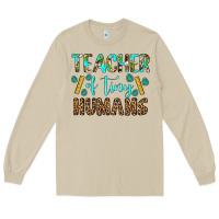 Mushroom teacher of tiny humans Long Sleeve Tee - BundleAndBundleShop