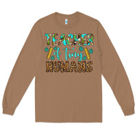 Toasted Coconut teacher of tiny humans Long Sleeve Tee - BundleAndBundleShop