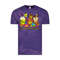 Cloud Purple It's Game Day Y'all Softball Coffee Cups Vintage Tee - FaDigitalArtStudio