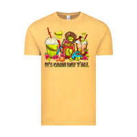 Vintage Mustard It's Game Day Y'all Softball Coffee Cups Vintage Tee - FaDigitalArtStudio