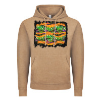 Vintage Coffee Halloween Skull Background Vintage Hoodie - BundleAndBundleShop