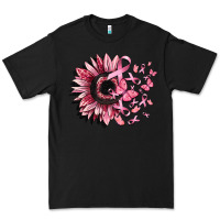 Black cancer sunflower Premium Tee - CowGirlArtShop