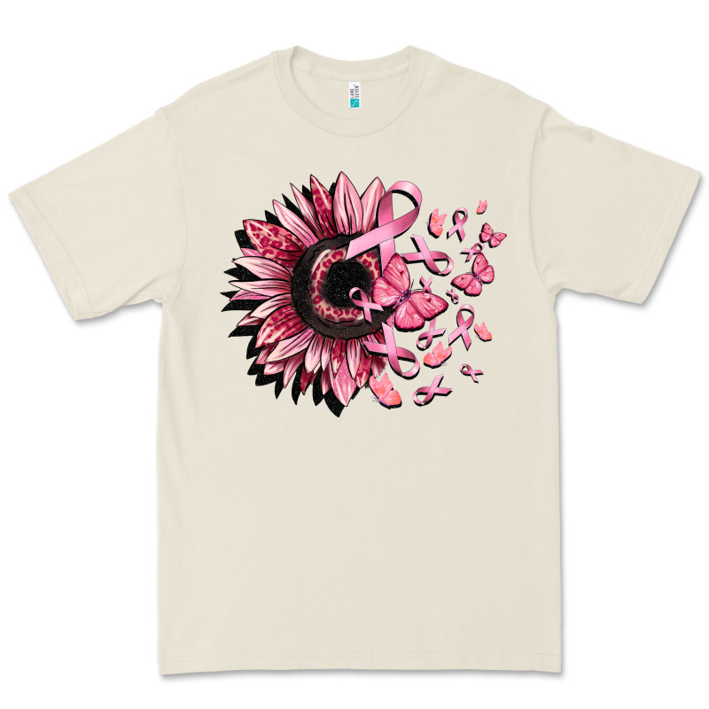 Cancer Sunflower Premium Tee by CowGirlArtShop | Teevron
