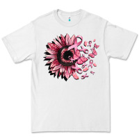 White cancer sunflower Premium Tee - CowGirlArtShop