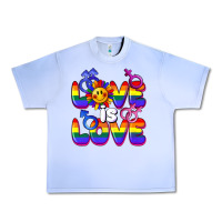 Grape Ice Love is love Urban Heavy Tee - FaDigitalArtStudio