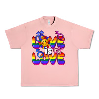 Salmon Love is love Urban Heavy Tee - FaDigitalArtStudio