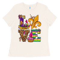Bone mardi gras love olivia Ladies Tee - OliviaCreatesArt