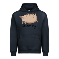 Navy Spider Pig Urban Hoodie - DesigneFamous
