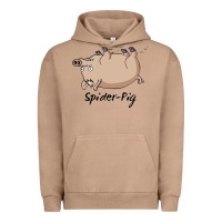 Pigment Burro Spider Pig Urban Hoodie - DesigneFamous