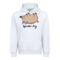 White Spider Pig Urban Hoodie - DesigneFamous