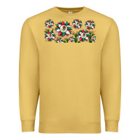 Antique Gold mexican flag sunflower Premium Sweatshirt - JahusDesignShop