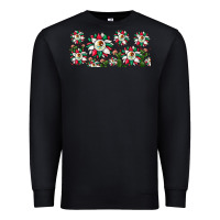 Black mexican flag sunflower Premium Sweatshirt - JahusDesignShop