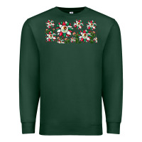 Sports Green mexican flag sunflower Premium Sweatshirt - JahusDesignShop