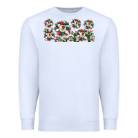 White mexican flag sunflower Premium Sweatshirt - JahusDesignShop