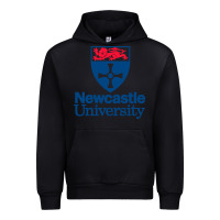 Black Newcastle College Urban Hoodie - DesigneFamous