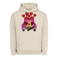 Pigment French Oak valentines day tedybear truck Urban Hoodie - RanaPortraitStore