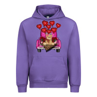 Tulip valentines day tedybear truck Urban Hoodie - RanaPortraitStore