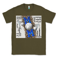 Army Green volleyball mom blue mother's day Classic Tee - CowGirlArtShop
