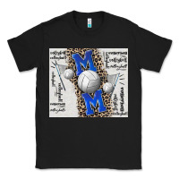 Black volleyball mom blue mother's day Classic Tee - CowGirlArtShop