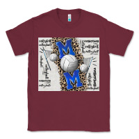 Burgundy volleyball mom blue mother's day Classic Tee - CowGirlArtShop