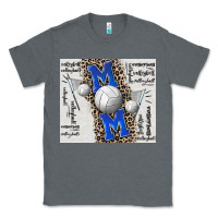 Charcoal Heather volleyball mom blue mother's day Classic Tee - CowGirlArtShop