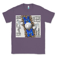 Lavender volleyball mom blue mother's day Classic Tee - CowGirlArtShop