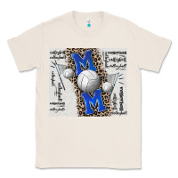 Natural volleyball mom blue mother's day Classic Tee - CowGirlArtShop