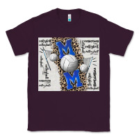 Plum volleyball mom blue mother's day Classic Tee - CowGirlArtShop