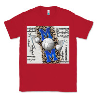 Red volleyball mom blue mother's day Classic Tee - CowGirlArtShop