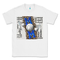 Volleyball Mom Blue Mother's Day Classic Tee | Teevron