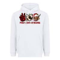 White peace love christmas Heavyweight Hoodie - JahusDesignShop