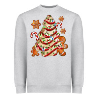 Heather Grey christmas tree cake and cookies ado Heavyweight Sweatshirt - AdoDesignShop