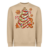 Mushroom christmas tree cake and cookies ado Heavyweight Sweatshirt - AdoDesignShop