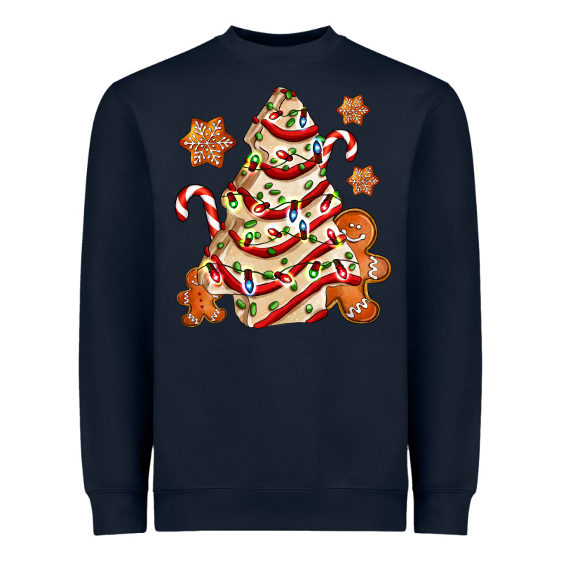Christmas Tree Cake And Cookies Ado Heavyweight Sweatshirt by AdoDesignShop | Teevron