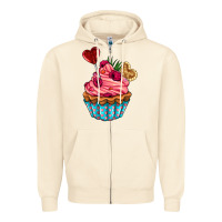 Sandshell valentines day cupcake Zipper Hoodie - AdoDesignShop