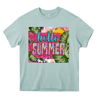 Arona hello summer with cowhide Heavy Core Tee - TumblerDesignByShophia