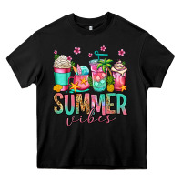 Black summer vibes coffee cups Heavy Core Tee - Jasminsmagicworld