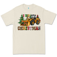 Bone i dig christmas bulldozer Premium Tee - CowGirlArtShop