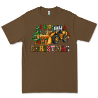 Cacao i dig christmas bulldozer Premium Tee - CowGirlArtShop