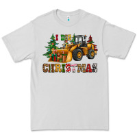 Dove Grey i dig christmas bulldozer Premium Tee - CowGirlArtShop