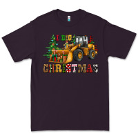 Plum i dig christmas bulldozer Premium Tee - CowGirlArtShop