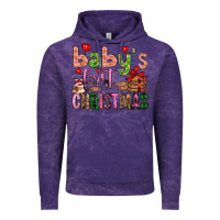 Cloud Purple baby's first christmas Vintage Hoodie - FaDigitalArtStudio