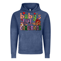 Vintage Denim baby's first christmas Vintage Hoodie - FaDigitalArtStudio