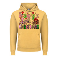 Vintage Mustard baby's first christmas Vintage Hoodie - FaDigitalArtStudio