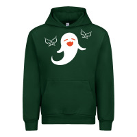 Forest Green genshin impact hu tao  spirit ghost art lightweight Urban Hoodie - DesigneFamous