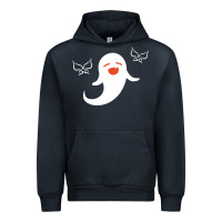 Navy genshin impact hu tao  spirit ghost art lightweight Urban Hoodie - DesigneFamous