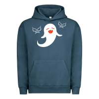 Pigment Midnight Navy genshin impact hu tao  spirit ghost art lightweight Urban Hoodie - DesigneFamous